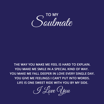 To My Soulmate - Men's "Love You Forever" Bracelet